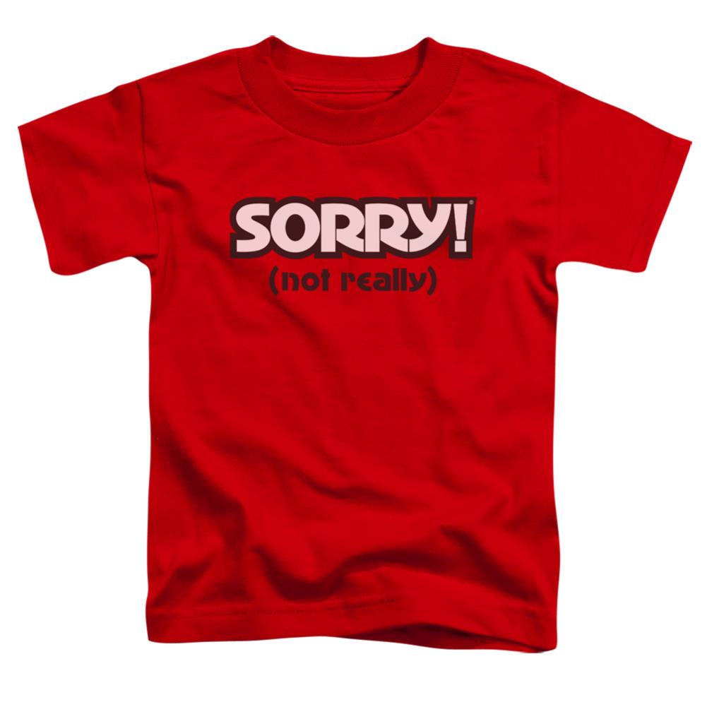 Sorry Not Sorry Toddler 18/1 Cotton Short-Sleeve T-Shirt