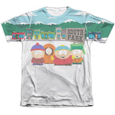 South Park Boys And Sign Men's Regular Fit Poly Cotton Short-Sleeve T-Shirt