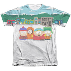 South Park Boys And Sign Men's Regular Fit Poly Cotton Short-Sleeve T-Shirt
