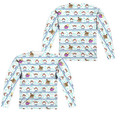 South Park Chef Vibing (Front/Back Print) Men's Regular Fit Polyester Long-Sleeve T-Shirt