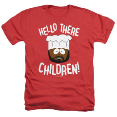 South Park Hello There Children Men's 30/1 Heather 60 40 Poly Short-Sleeve T-Shirt