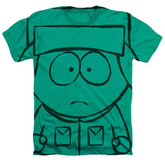 South Park Kyle Men's 30/1 Cotton Poly SS Heather T