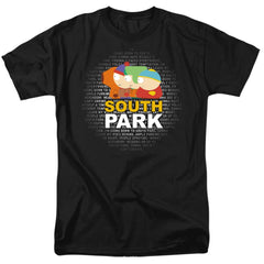 South Park Lyrics Men's 18/1 Cotton Short-Sleeve T-Shirt