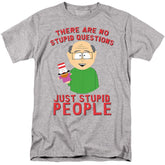South Park No Stupid Questions Men's 18/1 Cotton Short-Sleeve T-Shirt