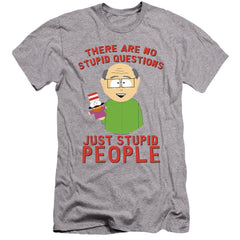 South Park No Stupid Questions Men's Ultra-Soft 30/1 Cotton Slim Short-Sleeve T-Shirt