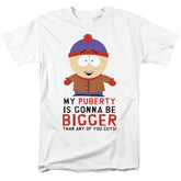 South Park Puberty Men's 18/1 Cotton Short-Sleeve T-Shirt