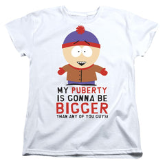 South Park Puberty Women's 18/1 Cotton Short-Sleeve T-Shirt
