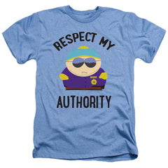 South Park Respect Men's 30/1 Heather 60 40 Poly Short-Sleeve T-Shirt