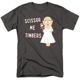 South Park Scissor Me Timbers Men's 18/1 Cotton Short-Sleeve T-Shirt