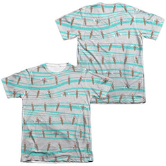 South Park Shit All Over (Front/Back Print) Men's Regular Fit Poly Cotton Short-Sleeve T-Shirt