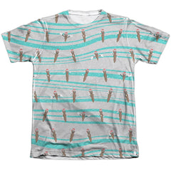 South Park Shit All Over Men's Regular Fit Poly Cotton Short-Sleeve T-Shirt