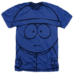 South Park Stan Men's 30/1 Cotton Poly SS Heather T