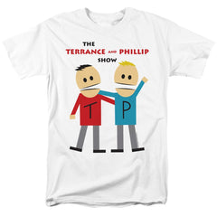 South Park Terrance And Phillip Men's 18/1 Cotton Short-Sleeve T-Shirt