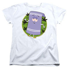 South Park Towelie Women's 18/1 Cotton Short-Sleeve T-Shirt