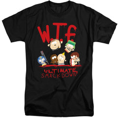 South Park Wtf Ultimate Smackdown Men's 18/1 Tall Cotton Short-Sleeve T-Shirt