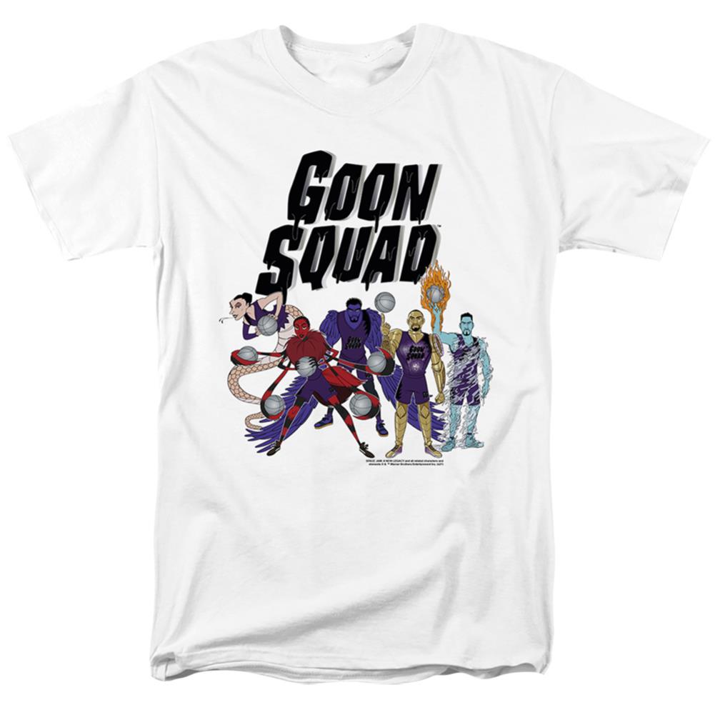 Space Jam 2 Goon Squad Group Men's 18/1 Cotton Short-Sleeve T-Shirt