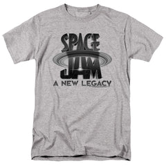 Space Jam 2 Space Jam 2 Logo Black Men's 18/1 Cotton Short-Sleeve T-Shirt
