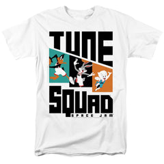 Space Jam 2 Tune Squad Pattern Characters Men's 18/1 Cotton Short-Sleeve T-Shirt