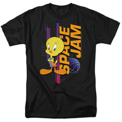 Space Jam 2 Tweety Standing Men's 18/1 Cotton Short-Sleeve T-Shirt