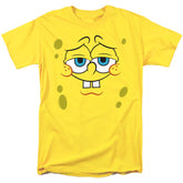 Spongebob Squarepants Confident Face Men's 18/1 Cotton Short-Sleeve T-Shirt