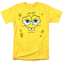 Spongebob Squarepants Confident Face Men's 18/1 Cotton Short-Sleeve T-Shirt