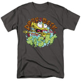 Spongebob Squarepants Drop And Flop Men's 18/1 Cotton Short-Sleeve T-Shirt