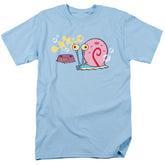 Spongebob Squarepants Gary The Snail Men's 18/1 Cotton Short-Sleeve T-Shirt