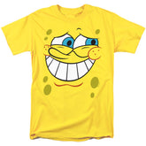 Spongebob Squarepants Guilty Face Men's 18/1 Cotton Short-Sleeve T-Shirt