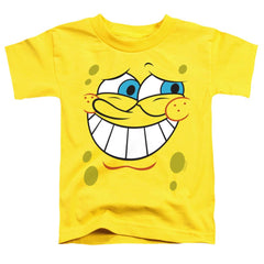 Spongebob Squarepants Guilty Face Toddler 18/1 Cotton Short-Sleeve T-Shirt