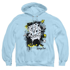 Spongebob Squarepants Ink Splatter Men's Pull-Over 75 25 Poly Hoodie