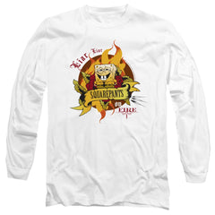 Spongebob Squarepants Liar Liar Pants On Fire Men's 18/1 Cotton Long-Sleeve T-Shirt