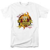 Spongebob Squarepants Liar Liar Pants On Fire Men's 18/1 Cotton Short-Sleeve T-Shirt