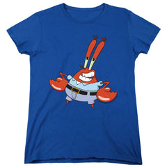 Spongebob Squarepants Mr. Krabby Women's 18/1 Cotton Short-Sleeve T-Shirt