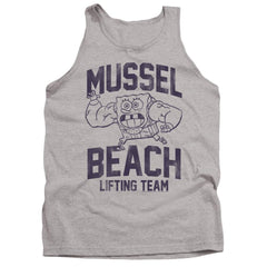 Spongebob Squarepants Mussle Beach Lifting Team Men's 18/1 Cotton Tank Top