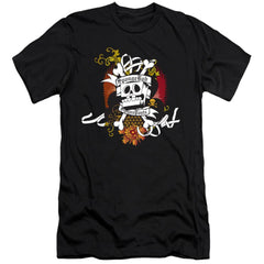 Spongebob Squarepants Rest In Peace Men's Ultra-Soft 30/1 Cotton Slim Short-Sleeve T-Shirt