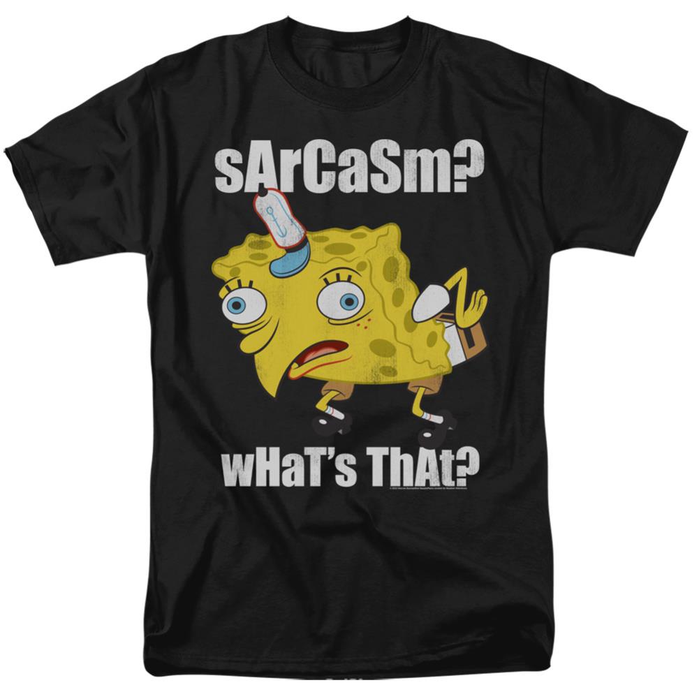 Spongebob Squarepants Sarcasm Meme Men's 18/1 Cotton Short-Sleeve T-Shirt