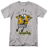 Spongebob Squarepants Shocking! Men's 18/1 Cotton Short-Sleeve T-Shirt
