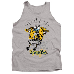 Spongebob Squarepants Shocking! Men's 18/1 Cotton Tank Top