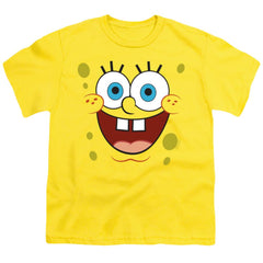 Spongebob Squarepants Spongebob Goofy Smile Youth 18/1 100% Cotton Short-Sleeve T-Shirt