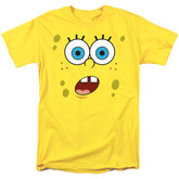Spongebob Squarepants Surprise Face Men's 18/1 Cotton Short-Sleeve T-Shirt