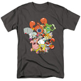 Spongebob Squarepants The Whole Gang Men's 18/1 Cotton Short-Sleeve T-Shirt