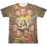 Star Trek 50th Anniversary Crew Men's Regular Fit Poly Cotton Short-Sleeve T-Shirt