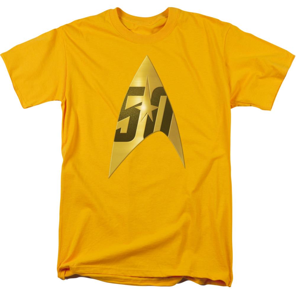 Star Trek 50th Anniversary Delta Men's 18/1 Cotton Short-Sleeve T-Shirt