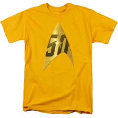 Star Trek 50th Anniversary Delta Men's 18/1 Cotton Short-Sleeve T-Shirt