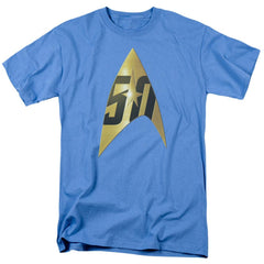 Star Trek 50th Anniversary Delta Men's 18/1 Cotton Short-Sleeve T-Shirt