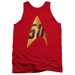 Star Trek 50th Anniversary Delta Men's 18/1 Cotton Tank Top