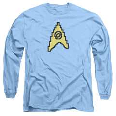 Star Trek 8 Bit Science Men's 18/1 Cotton Long-Sleeve T-Shirt