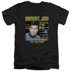 Star Trek All Of The Above Men's 30/1 Cotton Slim V-Neck T-Shirt