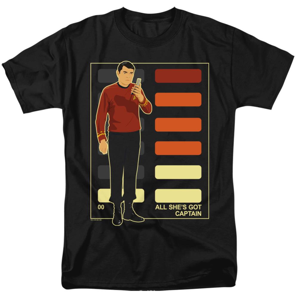 Star Trek All She's Got Captain Men's 18/1 Cotton Short-Sleeve T-Shirt