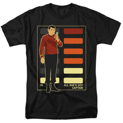 Star Trek All She's Got Captain Men's 18/1 Cotton Short-Sleeve T-Shirt